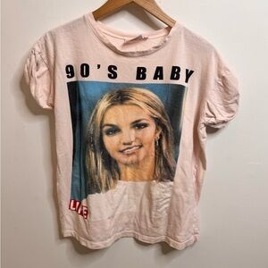 Britney Spears 90's Baby Graphic  T-Shirt Y2K